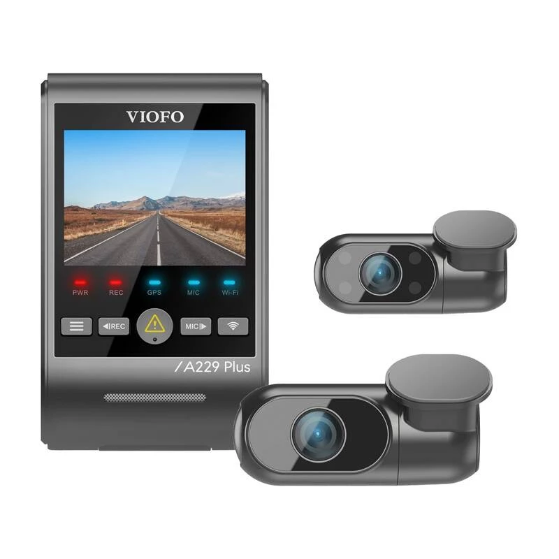 VIOFO A229 PLUS 3CH 2K + 1080p WiFi GPS pardakaamera