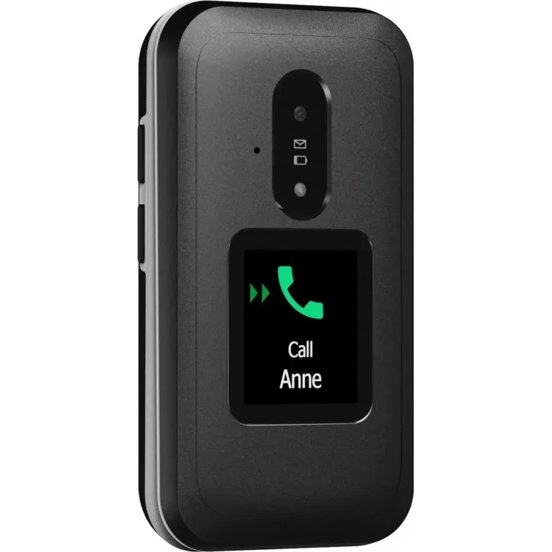 Nupptelefon Doro Leva E30 2,8-tolline 1150 mAh Must Valge