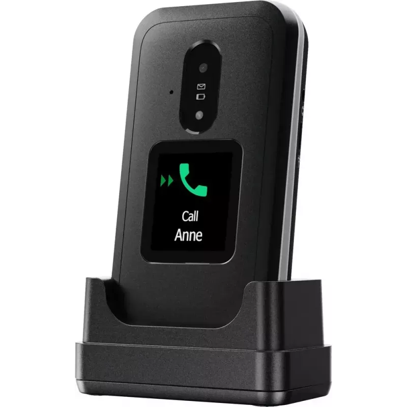 Nupptelefon Doro Leva E30 2,8-tolline 1150 mAh Must Valge