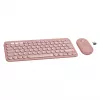 Logitech Pebble 2 Combo klaviatuur ja hiir komplektis universaalne RF-juhtmevaba + Bluetooth QWERTZ saksa roosa (920-012205)