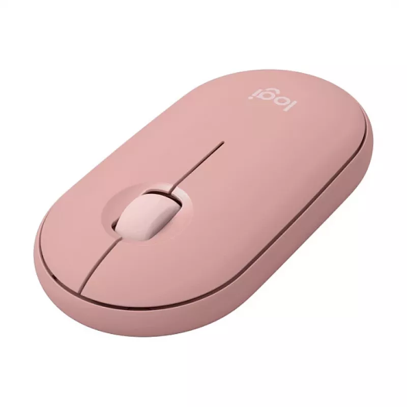 Logitech Pebble 2 Combo klaviatuur ja hiir komplektis universaalne RF-juhtmevaba + Bluetooth QWERTZ saksa roosa (920-012205)