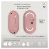 Logitech Pebble 2 Combo klaviatuur ja hiir komplektis universaalne RF-juhtmevaba + Bluetooth QWERTZ saksa roosa (920-012205)