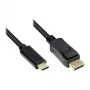 Good Connections GC-M0106 - 2 m - USB USB-C - DisplayPort - Isane - Isane - Kuldne