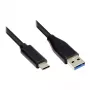 Good Connections GC-M0126 - 0,5 m - USB C - USB A - USB 3.2 Gen 1 (3.1 Gen 1) - 5000 Mbit/s - Must