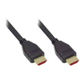 Ülikiire HDMI 2.1 kaabel, 8K UHD-2 / 4K UHD, kullatud kontaktid, CU, must, 0,5m, Good Co (4521-005)