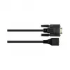 Good Connections GC 4945-MF - adapterkaabel RJ45 pesa> D-Sub 9-kontaktiline pistik must 0,1 - võrk - 0,1 m