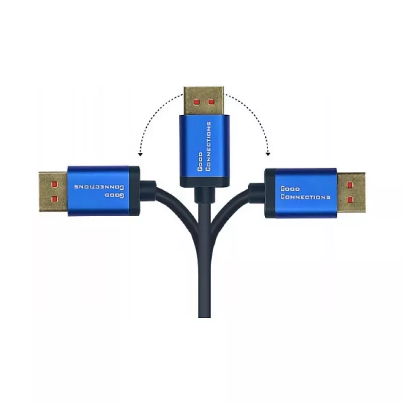 Alcasa SmartFLEX kaabel - 5 m - DisplayPort - DisplayPort - Isane - Isane - 7680 x 4320 pikslit (4814-SF050B)