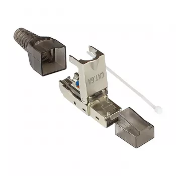 Good Connections GC-N0147 - RJ-45 - Must - Hõbedane - Läbipaistev - Isane - sirge - Cat6a - S/UTP (STP)
