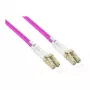 Alcasa LW-P820LC4 fiiberoptiline kaabel 20 m LC/UPC OM4 Cappuccino - violetne - valge (LW-P820LC4)