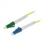 Synergy 21 LWL-1-Faser-Patchk. 0.5mtr.LC-LC APC 9/125u OS2 G657A2 AD 2mm flexible - Single- bzw. Monomode-Faser - 0,5 m