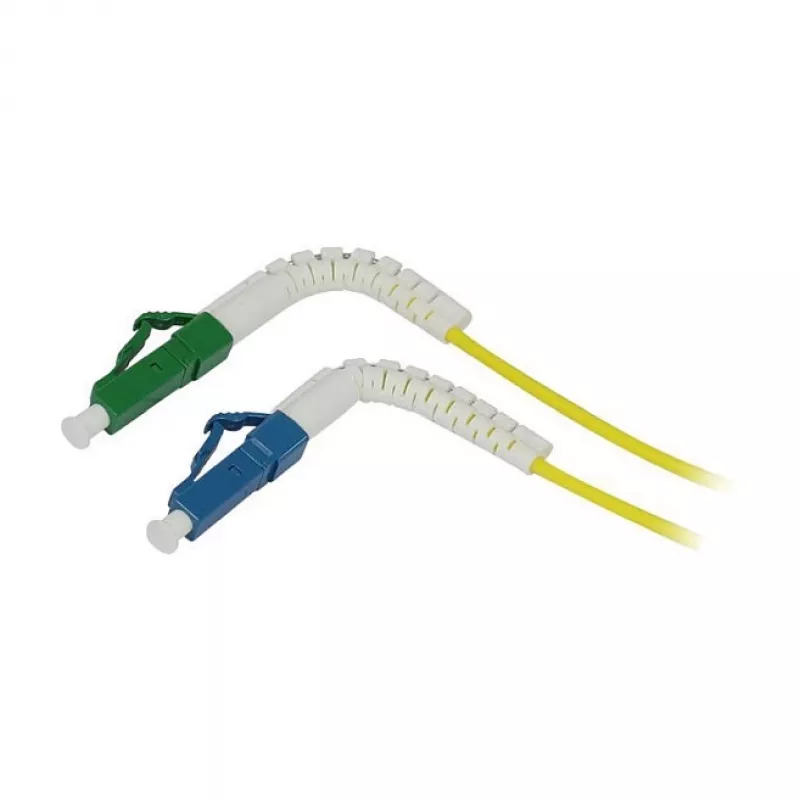 Synergy 21 LWL-1-Faser-Patchk. 0.5mtr.LC-LC APC 9/125u OS2 G657A2 AD 2mm flexible - Single- bzw. Monomode-Faser - 0,5 m