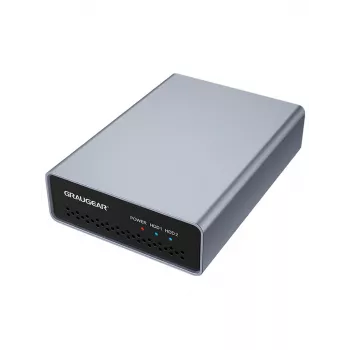 HDD/SSD-korpus GRAUGEAR G-25RD2-AC-10G Hõbedane 2,5 tolli 10 Gbit/s