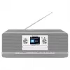 TechniSat DIGITRADIO 372 CD BT köögi analoog- ja digiraadio antratsiit, hõbe