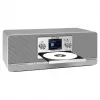 TechniSat DIGITRADIO 372 CD BT köögi analoog- ja digiraadio antratsiit, hõbe