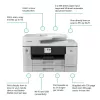 Multifunktsiooniga tindiprinter Brother MFC-J6960DW — A3, 1200 x 4800 dpi, 31 lk/min, Wi‑Fi, Ethernet, Dupleks