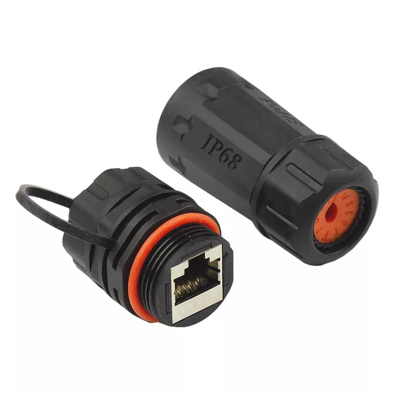 Good Connections patch-kaabli pistik Outdoor IP68 Cat. 6a RJ45 täielikult varjestatud must Good - Võrk