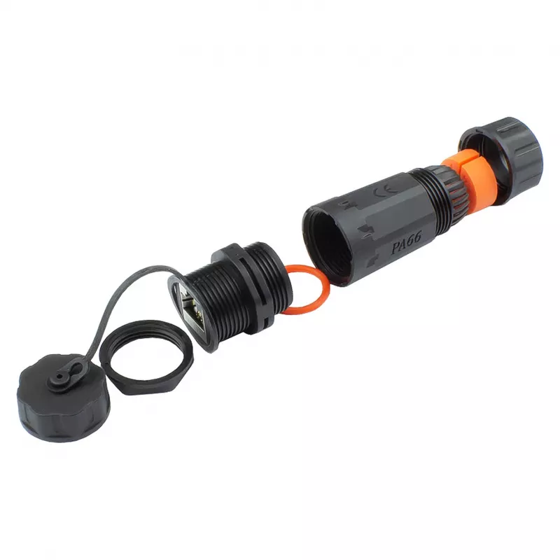 Good Connections patch-kaabli pistik Outdoor IP68 Cat. 6a RJ45 täielikult varjestatud must Good - Võrk
