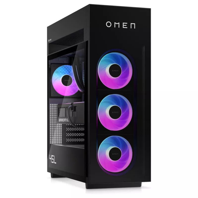 HP OMEN lauaarvuti GT23-0190ng AMD Ryzen 7 9800X3D, 64GB RAM, 2TB SSD, NVIDIA RTX 5090, Win11 (D0DD0EA#ABD)