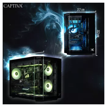 PC CAPTIVA R90-031 Ryzen 7 5700X 32GB 1TB SSD RTX5070 Windows 11