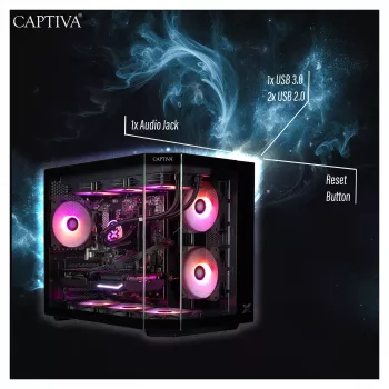 PC CAPTIVA R90-031 Ryzen 7 5700X 32GB 1TB SSD RTX5070 Windows 11