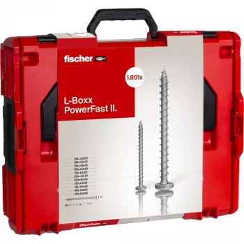 Fischer PowerFast II L-BOXX PanHead kruvide komplekt (568480)