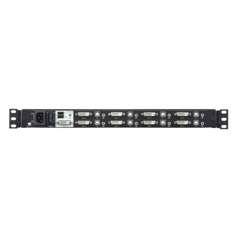 KVM-lüliti ATEN 8-pordiline 17,3-tolline DVI Full HD LCD