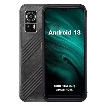 Vastupidav nutitelefon Beafon AGM H6 — 6,56 tolli (16,7 cm), Unisoc T606 1,6 GHz, 8 GB muutmälu, 256 GB, 50 MP, 4900 mAh, Dual SIM, Android 13, IP68/IP69K