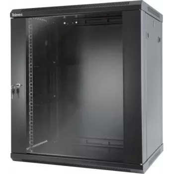 Televes MSR1915B - seinale kinnitatav rack - 17U - 60 kg - lukustusriiv - 33 kg - Must