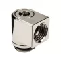 EK Water Blocks EK-Torque mikroadapter 90 kraadi G1/4-tolline AG G1/4-tollisele IG-le - pööratav, nikkel
