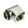 EK Water Blocks EK-Torque mikroadapter 90 kraadi G1/4-tolline AG G1/4-tollisele IG-le - pööratav, nikkel