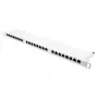Patchpanel 48,30cm (19) Cat. 6, 24-Port, 0,5 HE, STP geschirmt, werkzeugloses Öffnen, Reinweiß (RAL9010), Goo (GC-N0137)