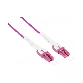 Alcasa LW-U820LC4 fiiberoptiline kaabel 20 m 2x LC OM4 violetne (LW-U820LC4)