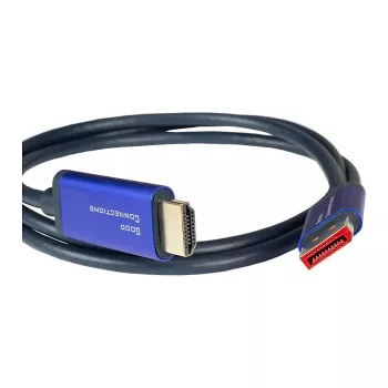 Alcasa 4860-SF010B videokaabel-adapter 1 m DisplayPort HDMI sinine (4860-SF010B)