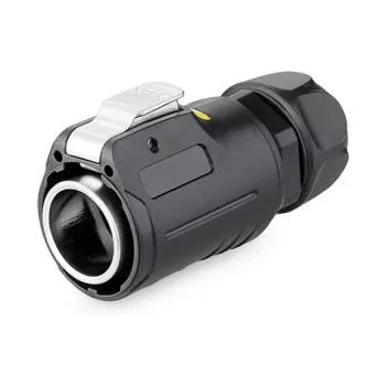 Alcasa S1 IC01-24R01 - RJ45 - Must - Isane/Emase - sirge - Metall - ränigeel - tsink - IP65 - IP67 (IC01-24R01)