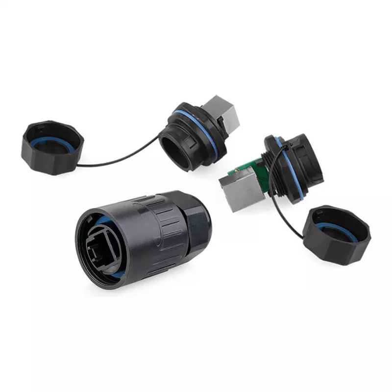 Alcasa IC06-R103 - RJ45 - must - vask - plastik - silikageel - IP65 - IP67 - -40 - 80 °C (IC06-R103)