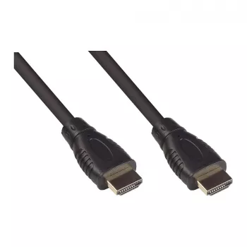 Ühenduskaabel HDMI 2.0b, 4K / UHD @60Hz, 18 Gbit/s, kullatud kontaktidega, must, 5m, Good Connecti (4520-050)