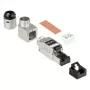 RJ45-pistik Cat. 6A, tööriistavaba / paigaldatav kohapeal, STP varjestatud, metallist, 5 suunda, Good (GC-N0165)