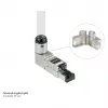 RJ45-pistik Cat. 6A, tööriistavaba / paigaldatav kohapeal, STP varjestatud, metallist, 5 suunda, Good (GC-N0165)