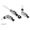 RJ45-pistik Cat. 6A, tööriistavaba / paigaldatav kohapeal, STP varjestatud, metallist, 5 suunda, Good (GC-N0165)