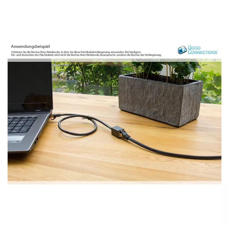 Goodconnections 8063VR-050S Etherneti patch-kaabel Must