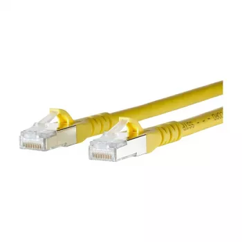 METZ CONNECT BTR - Patch-Cable - RJ-45 (M) to RJ-45 (M) - 1,5m - STP - CAT 6a - Shielded, Halogen-Free, Snagless - kollane (1308451577-E)