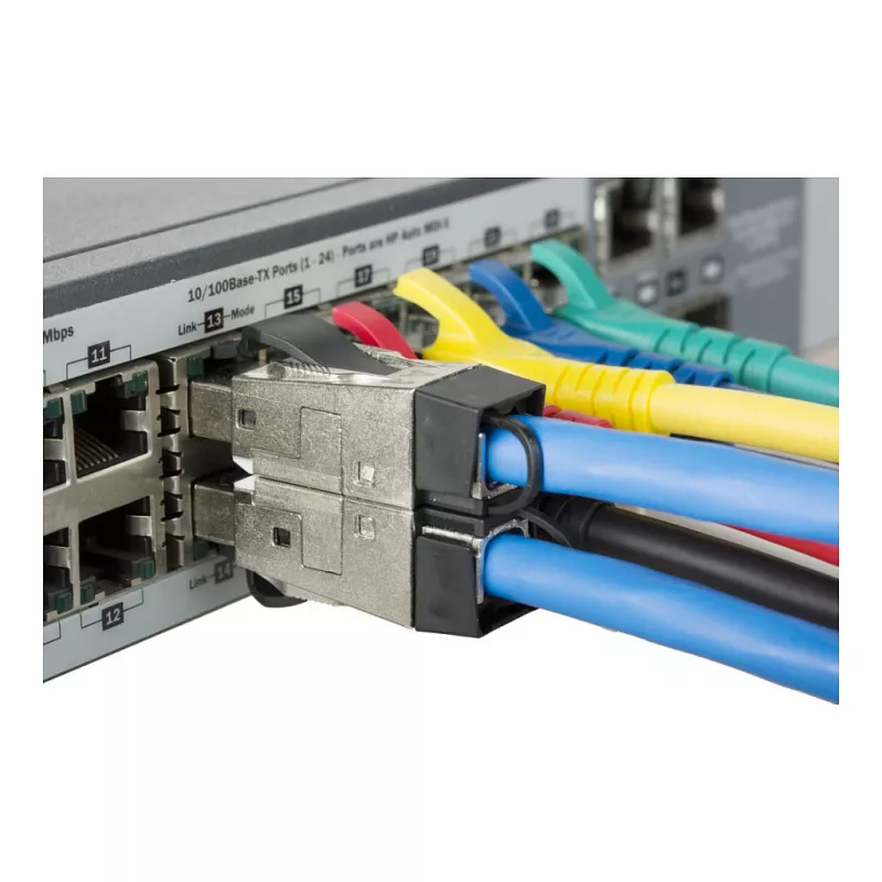 METZ CONNECT pro - Netzwerkanschluss - RJ-45 (M) - abgeschirmt - CAT 8,1 - IEEE 802,3bq - Blau (130H405032-E)