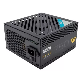 Toiteplokk AZZA PSAZ-750W 750 W 20+4 pin ATX 80 PLUS Bronze Must, mittemodulaarne