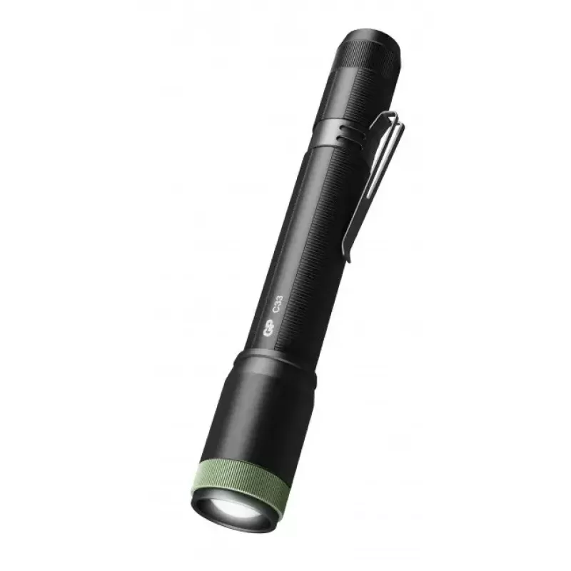 Käsilatern GP Lighting C33 Must Roheline