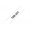 Sildistuslint Brother TZE-231 Must valgel