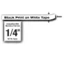 Sildistuslint Brother TZe-211 Must valgel