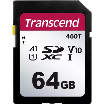 Transcend TS64GSDC460T-VS1 SD-kaart jaemüük 64 GB (TS64GSDC460T-VS1)