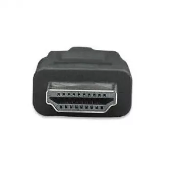 Manhattan - Video-/Audio-/Võrgukaabel - HDMI - HDMI, 19-kontaktiline (M) - HDMI, 19-kontaktiline (M) - 15 m - Varjestatud - (HDMI 1.4) - Must (323260)