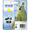 Tindikassett Epson C13T26144010 Singlepack Kollane 26 Claria Premium, pigmendipõhine, 1 tk