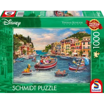 Thomas Kinkade Studios: Disney - Mickey and Minnie Itaalias, pusle 1000 tükki